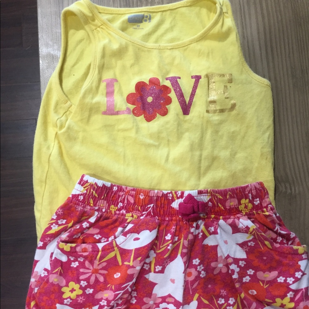 Crazy 8 tank and short set